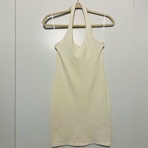 H&M Cream Backless Dress